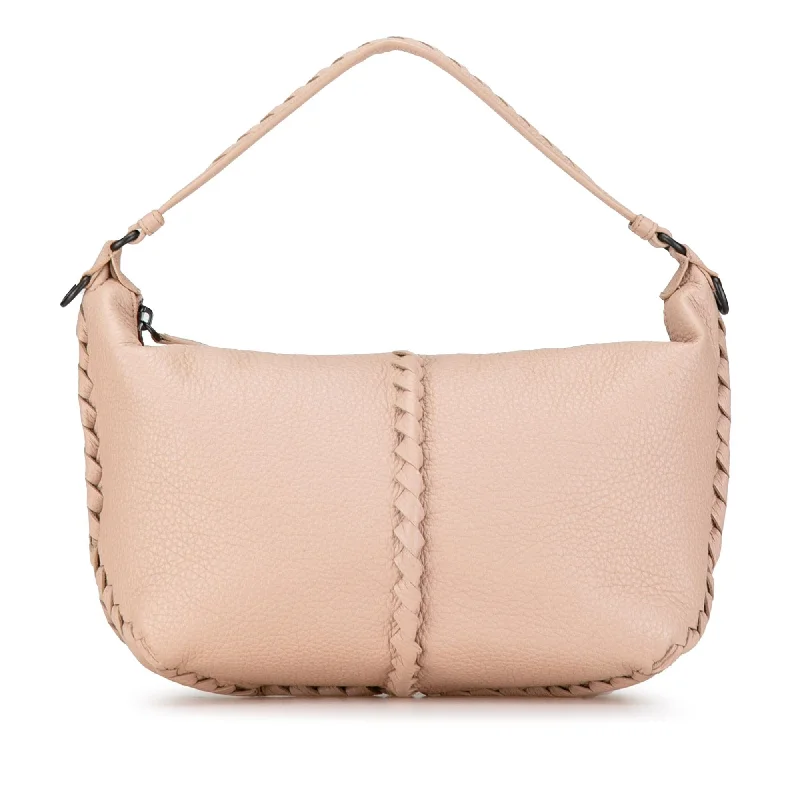Bottega Veneta Intrecciato-Trimmed Cervo Satchel (SHG-nXWOHX) Classic And Modern Handbags Now More Affordable