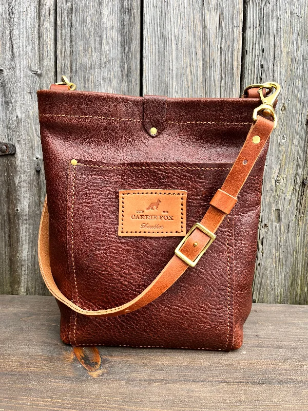 Bonnie Bucket in Maplewood with Adjustable Horween Strap Stylish Handbags With Exclusive Online Discounts Bonnie Bucket in Maplewood with Adjustable Horween Strap Stylish Handbags With Exclusive Online Discounts