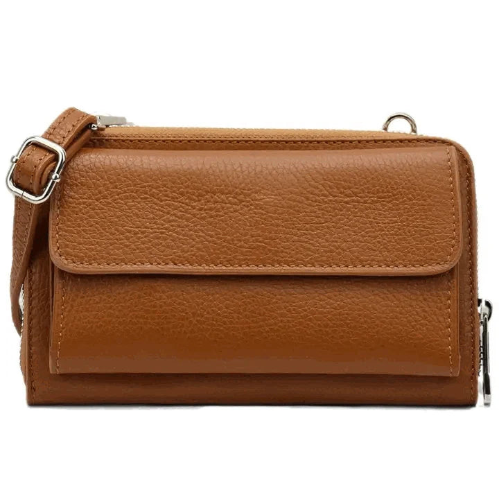 Genuine Leather Wallet Shoulder Bag-Brown Shoulder Bags, Crossbody Bags, And More On Sale Genuine Leather Wallet Shoulder Bag-Brown Shoulder Bags, Crossbody Bags, And More On Sale