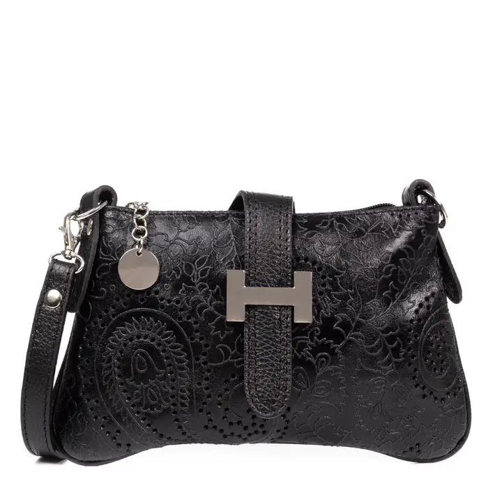 Italian Leather Arabesque Suede Black Handbag The Bag Sale You've Been Waiting For Is Here Italian Leather Arabesque Suede Black Handbag The Bag Sale You've Been Waiting For Is Here