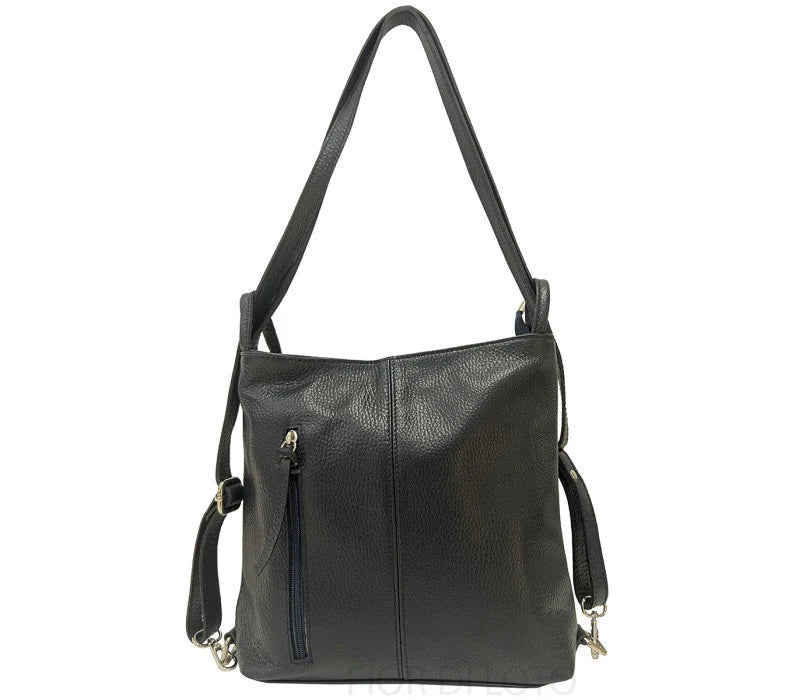 Italian Leather Convertible Black Shoulder Bag Backpack Unmissable Deals On High-Quality Designer Bags Italian Leather Convertible Black Shoulder Bag Backpack Unmissable Deals On High-Quality Designer Bags