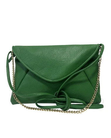 Italian Suede Green Leather Handbag with Chain Strap The Ultimate Sale On Must-Have Handbags Italian Suede Green Leather Handbag with Chain Strap The Ultimate Sale On Must-Have Handbags