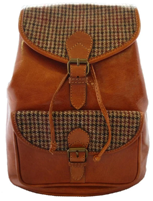 Leather and Tweed Backpack The Perfect Bag Sale For A Seasonal Refresh