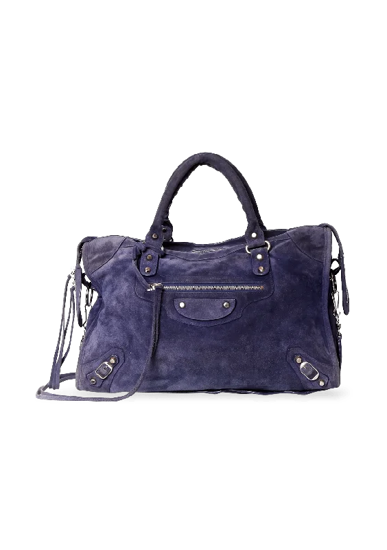 MOTOCROSS CLASSIC CITY SUEDE Statement Handbags At Unbeatable Discounts