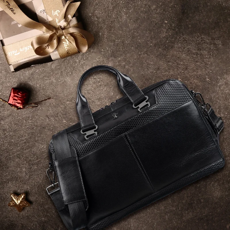 Ready to Ship Luxury Corporate Gift - Fortune Series - Leather Portfolio Bag for Men | Double Zipper Laptop Bag | 100% Genuine Leather | Color: Black Chic And Affordable Bags – Grab Yours Today Ready to Ship Luxury Corporate Gift - Fortune Series - Leather Portfolio Bag for Men | Double Zipper Laptop Bag | 100% Genuine Leather | Color: Black Chic And Affordable Bags – Grab Yours Today