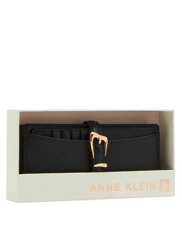 Bags For Urban And Trendy Looks 2 Piece Gift Set With Sculpted Buckle Wallet And Removeable Card Organizer Designer-Inspired Bags At Reduced Prices Bags For Urban And Trendy Looks 2 Piece Gift Set With Sculpted Buckle Wallet And Removeable Card Organizer Designer-Inspired Bags At Reduced Prices