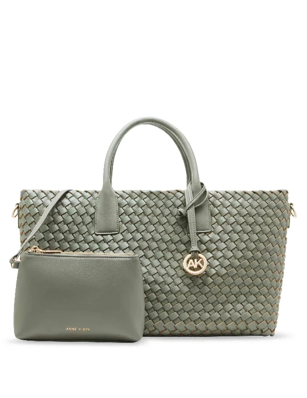 Summer Fashion Large Woven Tote with Detachable Pouch Designer Bags At Low Prices