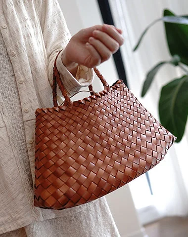 Seasonal Clearance Bags For Summer Brown Womens Braided Leather Handbag Womens Braided Handbag Purse for Ladies Trendy Backpacks, Huge Markdowns Seasonal Clearance Bags For Summer Brown Womens Braided Leather Handbag Womens Braided Handbag Purse for Ladies Trendy Backpacks, Huge Markdowns