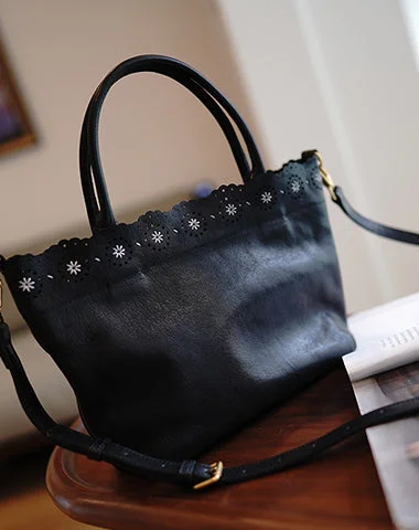 Budget Saver Classic Black Leather Hollowed Out Flowers Handbag Women Flowers Shoulder Bag for Women Upgrade Your Look With Our Exclusive Bag Deals Budget Saver Classic Black Leather Hollowed Out Flowers Handbag Women Flowers Shoulder Bag for Women Upgrade Your Look With Our Exclusive Bag Deals