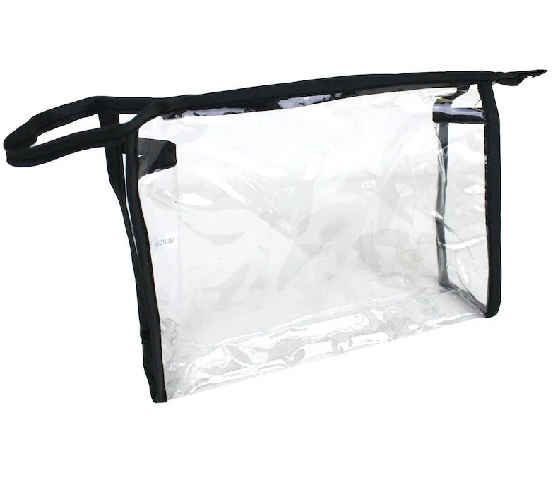Bags For Playful And Chic Styles Clear Makeup Bags with Zipper Clear Makeup Organizer Clear Toiletry Bags For Traveling Clear Cosmetic Organizer TSA Approved Toiletry Bag Must-Have Bags With Big Savings