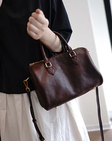 Effortless Style, Endless Impact Coffee Leather Boston Handbag Trendy Women Boston Crossbody Purse for Women Stylish Totes, Special Discounts Effortless Style, Endless Impact Coffee Leather Boston Handbag Trendy Women Boston Crossbody Purse for Women Stylish Totes, Special Discounts