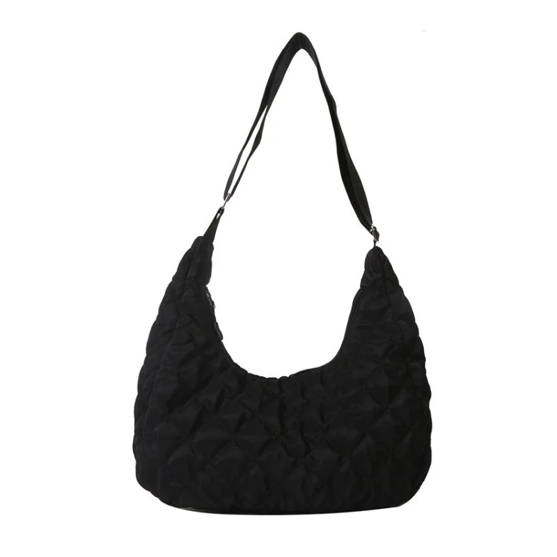 Bags For Free-Spirited And Artistic Styles Escape Nylon Quilted Shoulder Bag | Black Luxury Totes, Affordable Prices Bags For Free-Spirited And Artistic Styles Escape Nylon Quilted Shoulder Bag | Black Luxury Totes, Affordable Prices