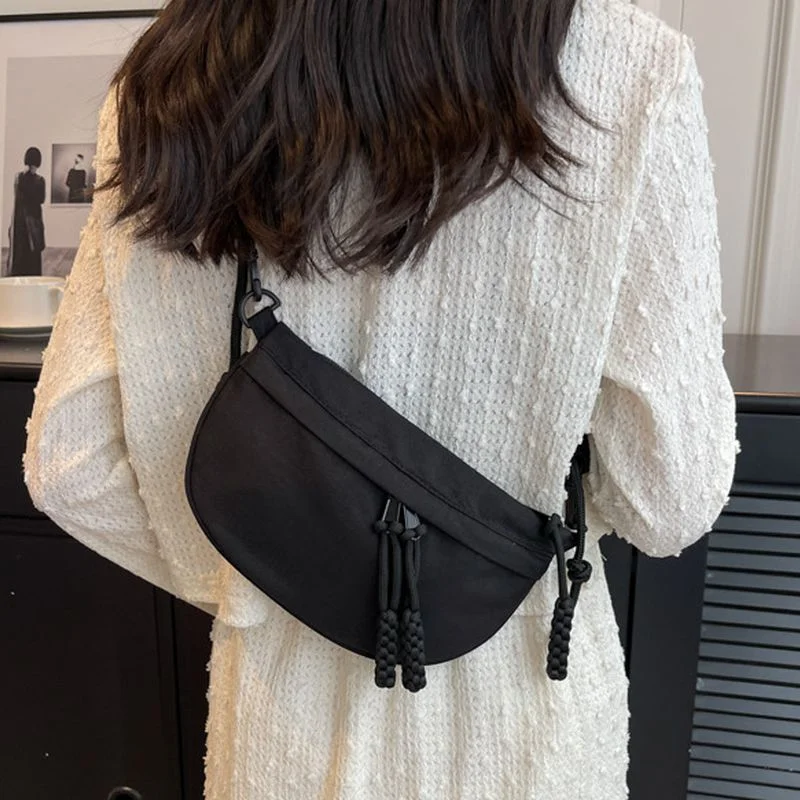 Customizable Bags For Personalized Style Escape Rope Detail Cross Body Bag | Black The Perfect Bag Sale Is Here Customizable Bags For Personalized Style Escape Rope Detail Cross Body Bag | Black The Perfect Bag Sale Is Here