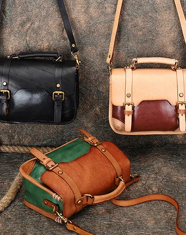 Huge Discounts This Week Handmade Small Leather Womens Satchel Shoulder Bag School Handbag Crossbody Purses for Ladies Stylish Bags At Unbeatable Prices – Shop Now
