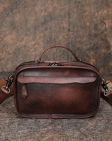 Embrace New Fashion Handmade Womens Coffee Leather Mini Satchel Shoulder Bag Best Handbag Cube Crossbody Purses for Ladies Stylish And Functional Bags Now At Reduced Rates Embrace New Fashion Handmade Womens Coffee Leather Mini Satchel Shoulder Bag Best Handbag Cube Crossbody Purses for Ladies Stylish And Functional Bags Now At Reduced Rates