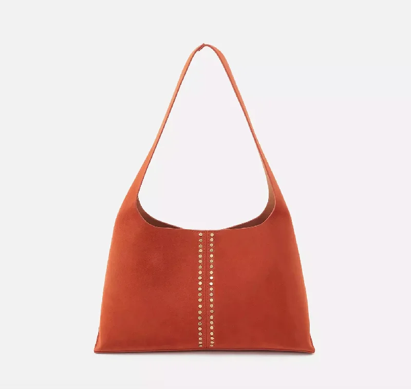 Joni Shoulder Bag | Suede with Studs Iconic Handbags At Unbeatable Prices