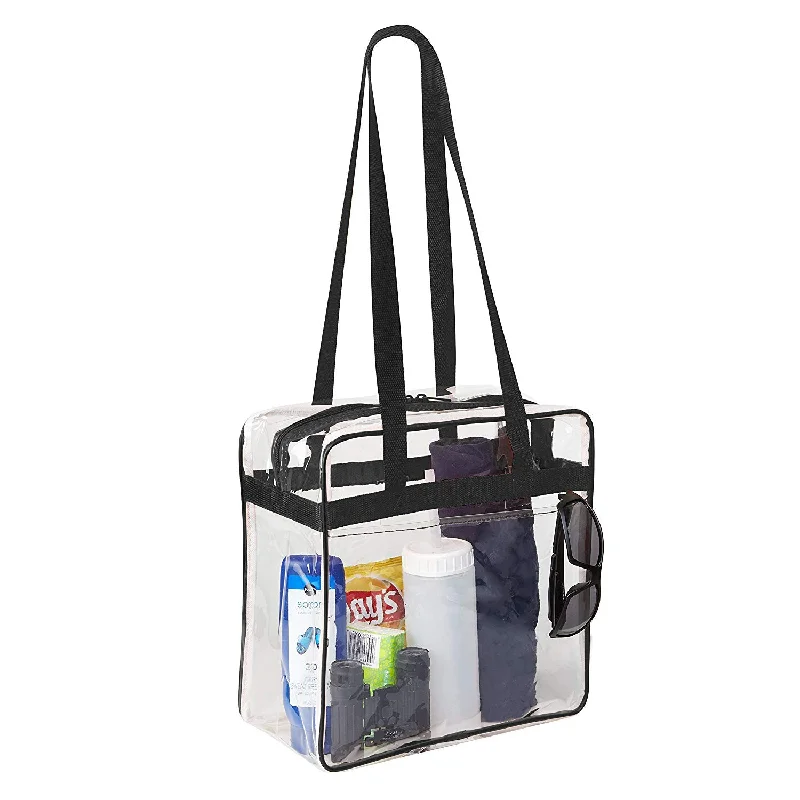 Durable And Cheap Bags Clear NFL Stadium 12 x 12 x 6 Tote Bag with Zipper Closure (CH-1401-BLK) Trendy Purses, Limited Offer Durable And Cheap Bags Clear NFL Stadium 12 x 12 x 6 Tote Bag with Zipper Closure (CH-1401-BLK) Trendy Purses, Limited Offer