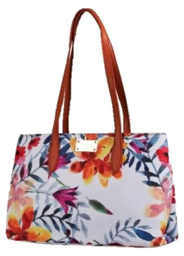 High-End Style Discounts Pierre Cardin Aasha Floral Tote Handbag | Orange Tan Fashionable Handbags At Must-Have Prices High-End Style Discounts Pierre Cardin Aasha Floral Tote Handbag | Orange Tan Fashionable Handbags At Must-Have Prices