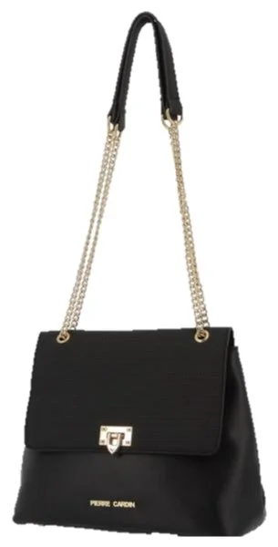 Affordable Trendy Fashion Pierre Cardin Janita Chain Crossbody Bag | Black Statement Bags With Exclusive Savings Affordable Trendy Fashion Pierre Cardin Janita Chain Crossbody Bag | Black Statement Bags With Exclusive Savings