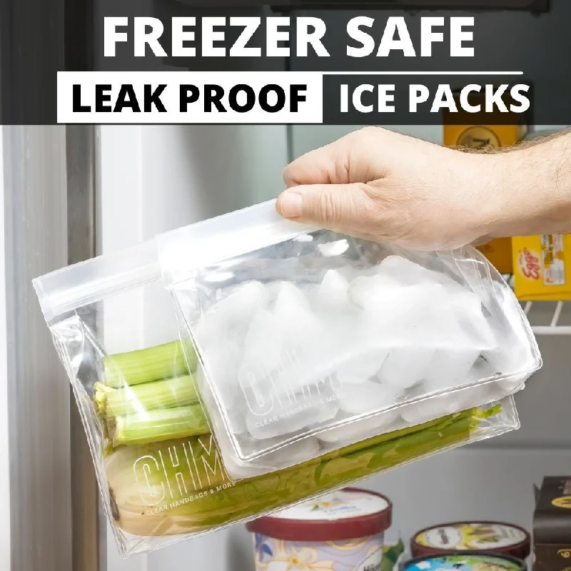 Elegant Fashion Offers Small Reusable Food Storage Bags Freezer & Dishwasher Safe BPA Free Resealable Plastic Bags For Kitchen Organization or Use As Leakproof Clear Lunch Box Ice Pack Elegant Bags With Limited Stock Available