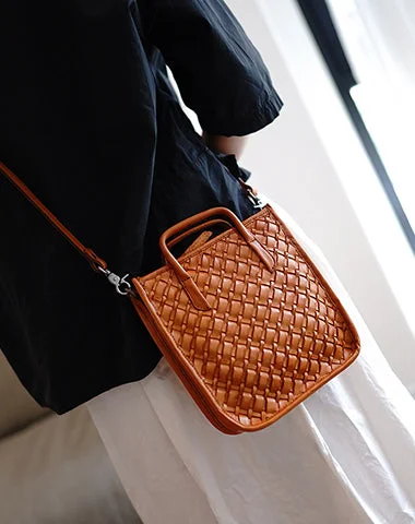 Chic And Edgy Vintage Leather Braided Vertical Handbag Women Crossbody Vertical Tote Purse for Women Chic Bags, Shop Now Chic And Edgy Vintage Leather Braided Vertical Handbag Women Crossbody Vertical Tote Purse for Women Chic Bags, Shop Now