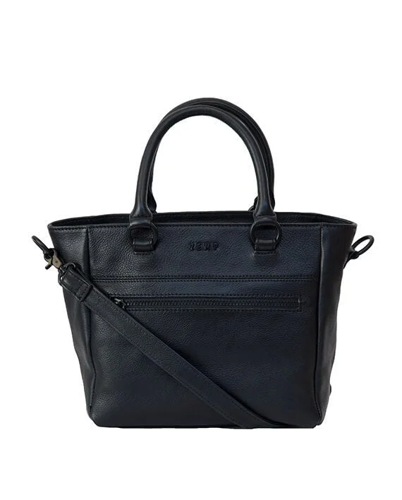 Limited-Time Offer On Trendy Bags Zemp Paris Grab Handbag | Black Best Deals On Premium Handbags